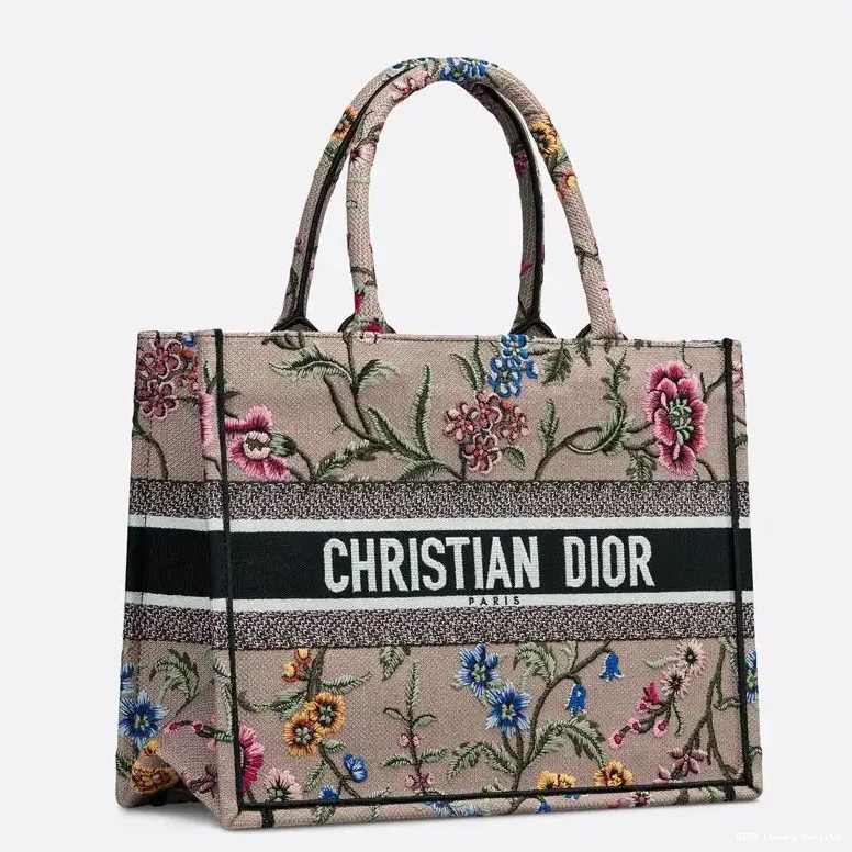 Cheap Fleurs Tote Petites Dior Canvas Book Motif Pink 0421 Luxury